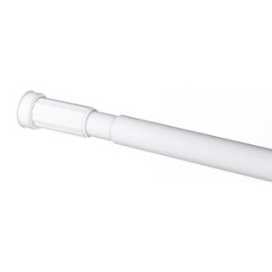 Shower Curtain Rod Nira, adjustable, 140-260 cm 25 mm, white