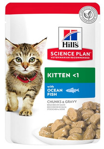 Hill's Science Plan Feline Kitten Cat Food with Ocean Fish 85g