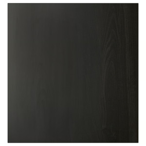 LAPPVIKEN Door, black-brown, 60x64 cm