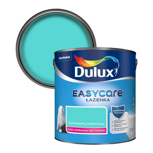 Dulux EasyCare Bathroom Hydrophobic Paint 2.5l pool turquoise