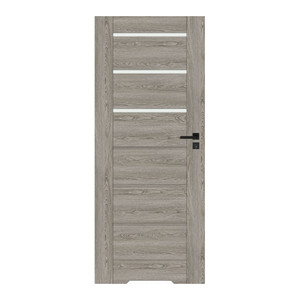 Internal Door, Undercut, Toreno 70, left, grey oak