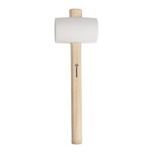 Rubber Hammer 453g, white