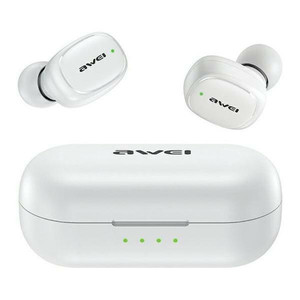AWEI Headphones Earphones Bluetooth 5.1 T13 Pro TWS, white