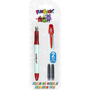 Fun&Joy Fountain Pen & 2 Ink Cartridges