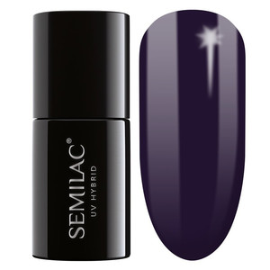 SEMILAC UV Gel Polish 100 Black Purple - 7 ml