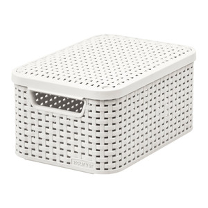 Curver Basket Box with Ld Style S, off-white