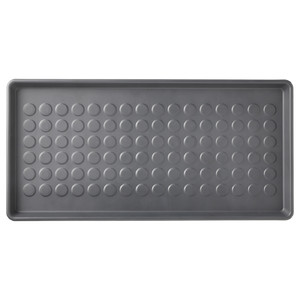 BAGGMUCK Shoe mat, in/outdoor, grey, 71x35 cm