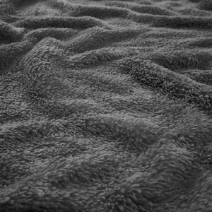 TRATTVIVA Bedspread, dark grey, 230x250 cm