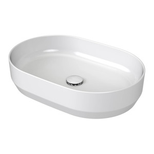 Ravak Counter-mounted Basin Emoti 55 x 37 cm, white