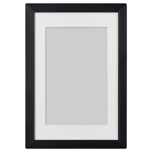 LOMVIKEN Frame, black, 10x15 cm