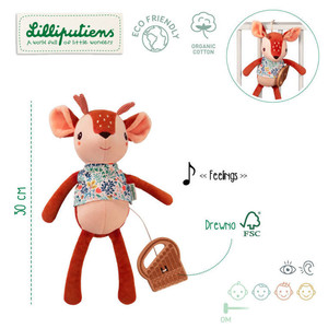 LILLIPUTIENS Musical Cuddle Stella the Fawn 0m+ ECO