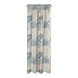 Curtain Lenny 135x270 cm, natural/blue