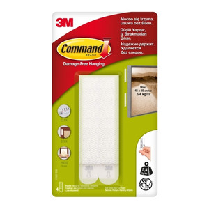 3M Command Picture Hanging Strips up to 5.4 kg, white