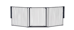 Baby Dan Carl Wide X outdoor safety gate, black