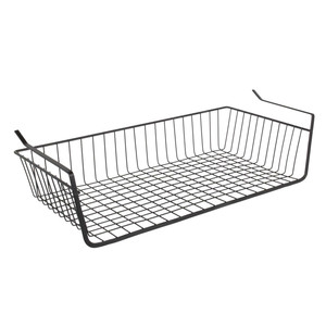 Under-Shelf Wire Basket, size L, black