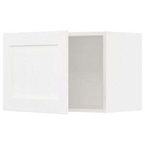 METOD Wall cabinet, white Enköping/white wood effect, 60x40 cm