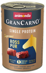 Animonda GranCarno Single Protein Pure Horse Dog Wet Food  400g