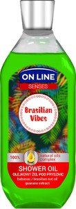 On Line Senses Shower Oil Brasilian Vibes  500ml