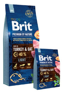 Brit Dog Food Premium By Nature Light Turkey & Oat 15kg