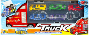 Power Transport Truck with 6 Small Cars 3+