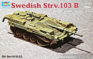 Trumpeter Plastic Model Swedish STRV.103 B Tank 1:43 14+