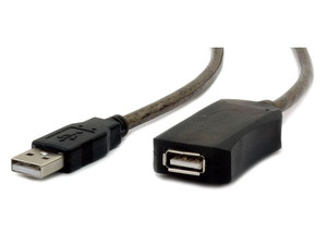 Gembird Active USB 2.0 Extension Cable, 10m, black