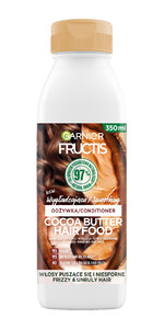 Fructis Hair Food Smoorhing Hair Conditioner Cocoa Butter Vegan 97% Natural 350ml
