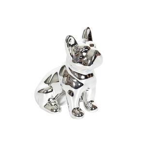Decoration French Bulldog S, silver