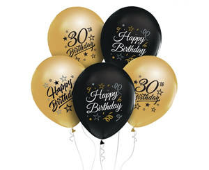 Balloons Happy Birthday 30 5pcs
