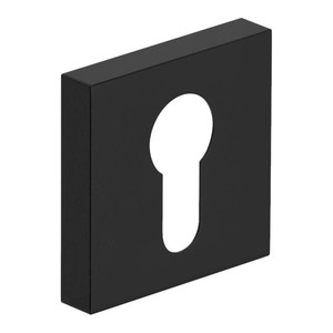 Door Escutcheon Verso Qubik, black