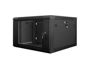 Lanberg Wall-mounted Rack 19'' 6U 600X600mm, black