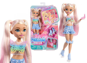 Dream Besties Barbie “Malibu” Roller Skating Fashion Doll  JFX96 4+