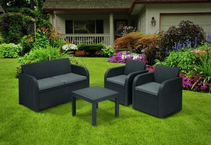 Outdoor Furniture Set GEORGIA, graphite