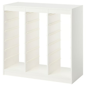 TROFAST Frame, white/room divider, 99x44x94 cm
