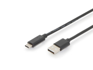 DIGITUS USB Type-C™ Connection Cable, Type-C™ to A