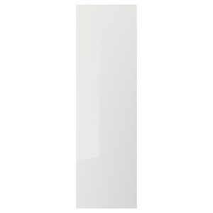 RINGHULT Door, high-gloss light grey, 60x200 cm