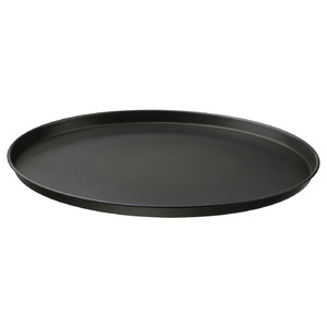 MÅNTAGG Pizza tin, non-stick coating dark grey, 37 cm