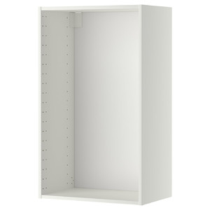 METOD Wall cabinet frame, white, 60x37x100 cm