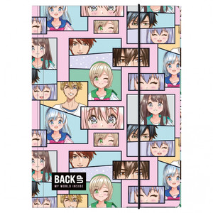 Folder with Elastic BackUp Anime A4 1pc