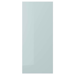 KALLARP Door, high-gloss light grey-blue, 60x140 cm