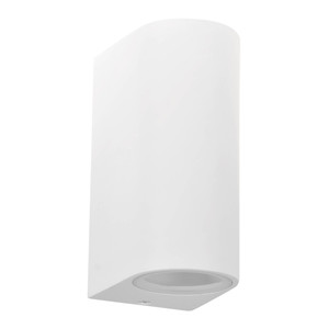 Outdoor Wall Lamp LED Goldlux Boston Oval 2 x GU10 IP44, white