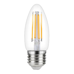 Diall LED Bulb Filament C35 E27 470 lm 4000 K 3-pack