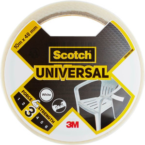 Scotch Universal Duct Tape 10 m x 48 mm, white