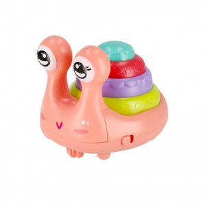 Press & Go Toy Snail 12cm, 1pc, assorted colours, 3+