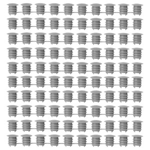 KOMPLEMENT Cover cap, dark grey, 100 pack