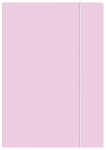 Folder with Elastic Band A5 Pastel 10-pack, assorted patterns