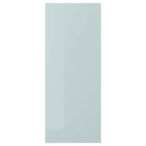 KALLARP Door, high-gloss light grey-blue, 40x100 cm