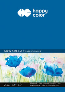 Happy Color Watercolor Pad A4 10 Sheets 250g