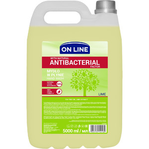 On Line Antibacterial Liquid Hand Soap Lime 5L