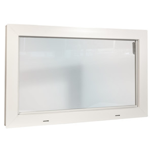 Utility Window ACO PVC 80 x 50 cm, white